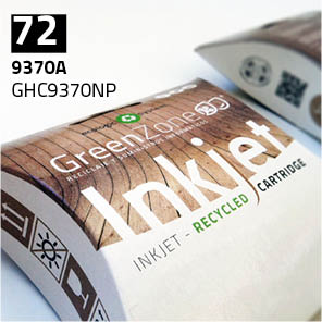 Green Zone para HP C9370A (72) Black photo (130 ml)