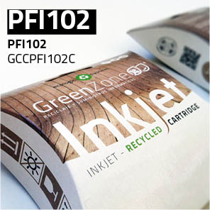 Green Zone para Canon PFI102 Cyan (130 ml)